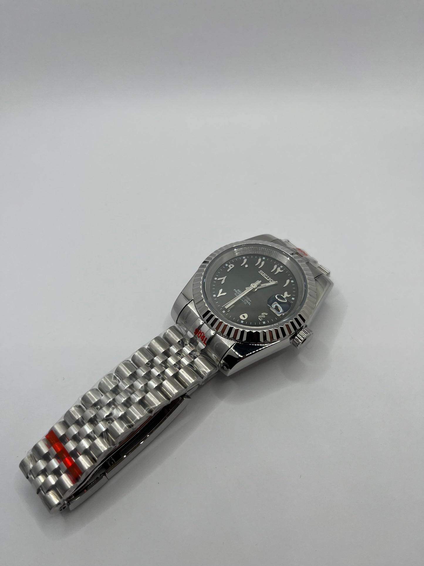 Date Just Arabic Dial Noire Valtik