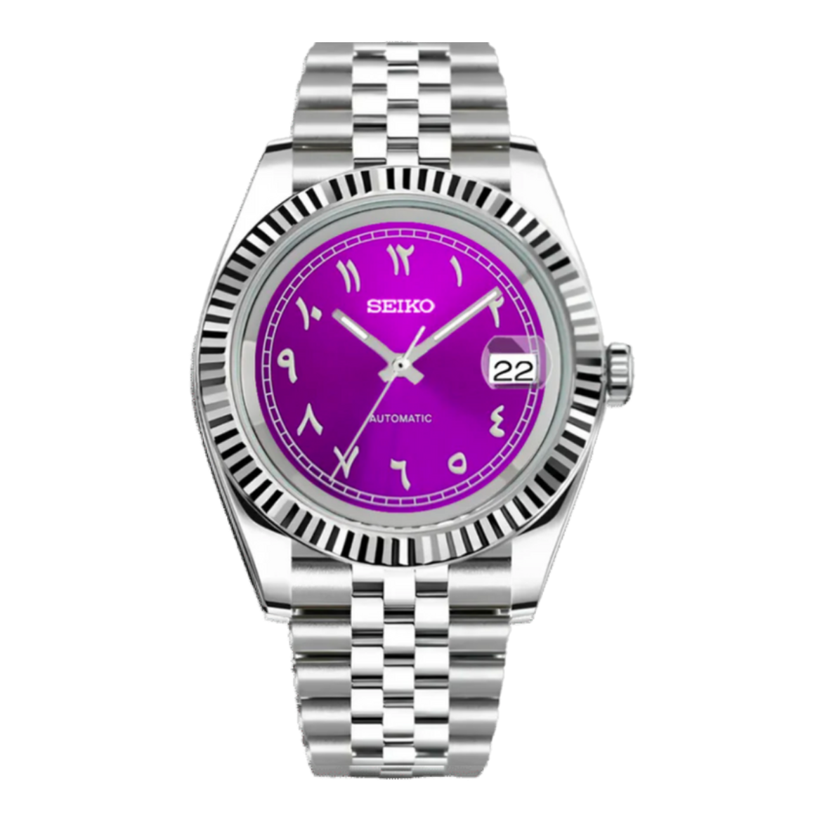 Date Just Arabic Dial Violette Valtik