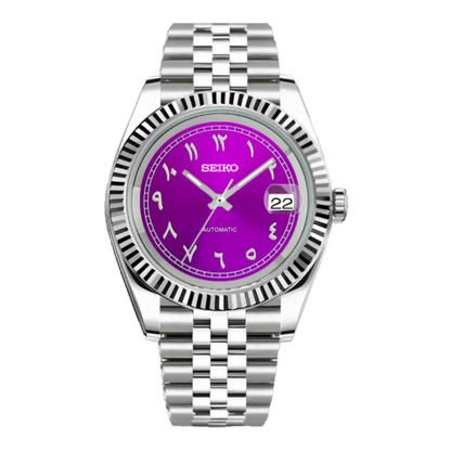 Date Just Arabic Dial Violette Valtik