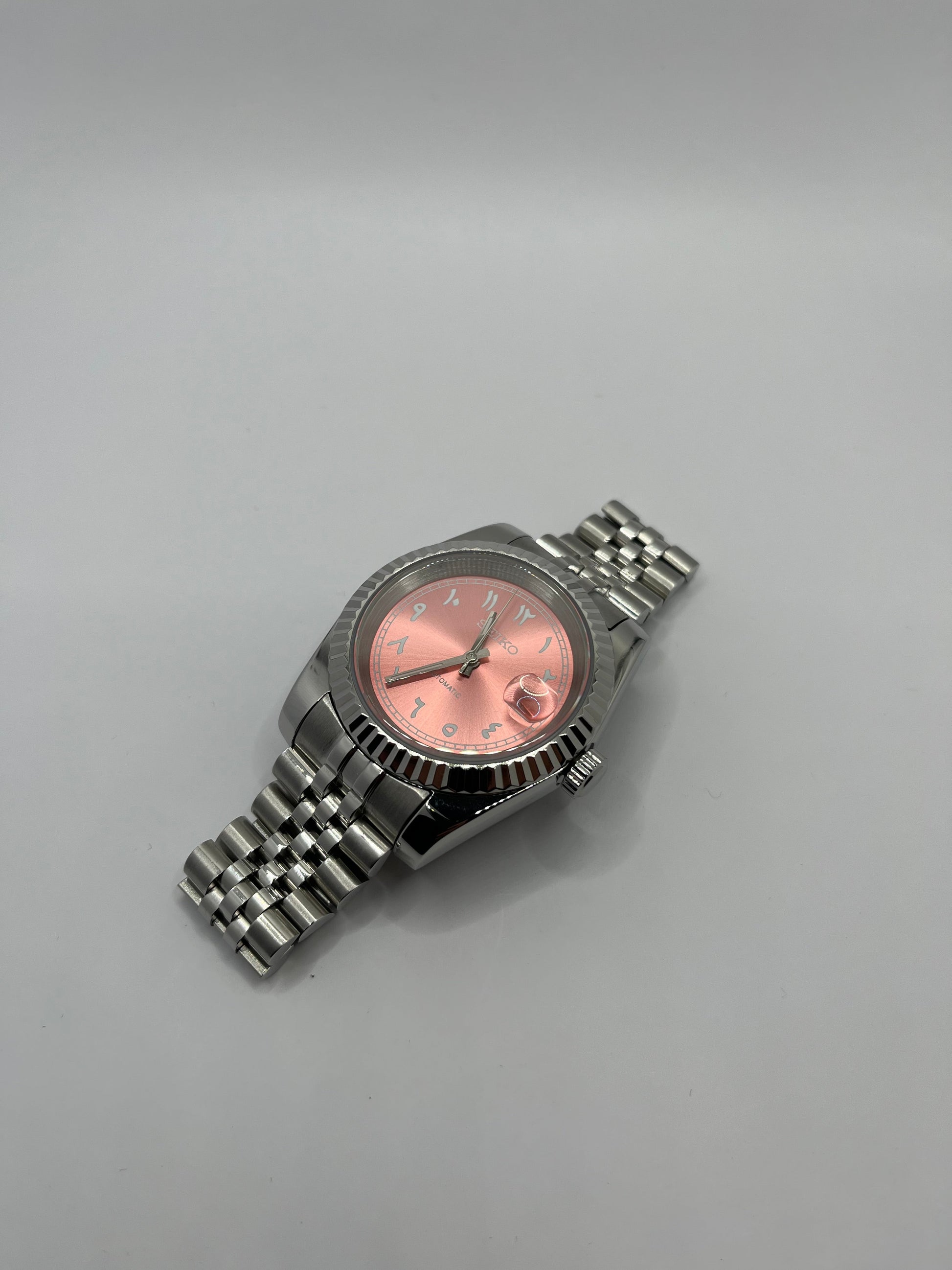 Date Just Arabic Dial Rose Valtik