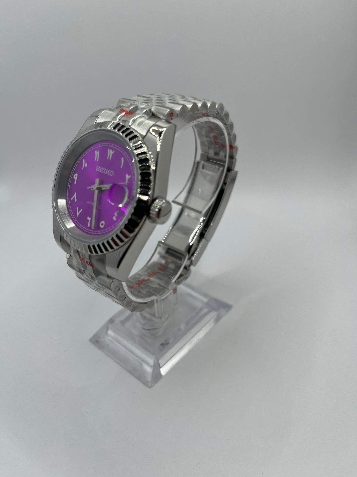 Date Just Arabic Dial Violette Valtik