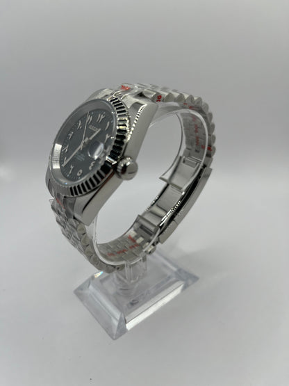 Date Just Arabic Dial Noire Valtik