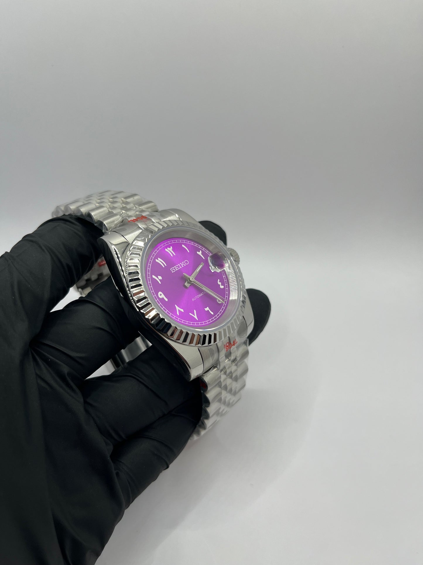 Date Just Arabic Dial Violette Valtik