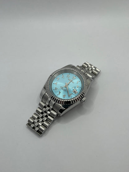 Date Just Arabic Dial Bleu Ciel Valtik