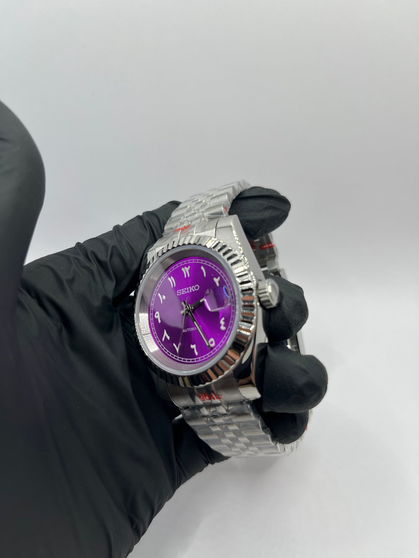 Date Just Arabic Dial Violette Valtik