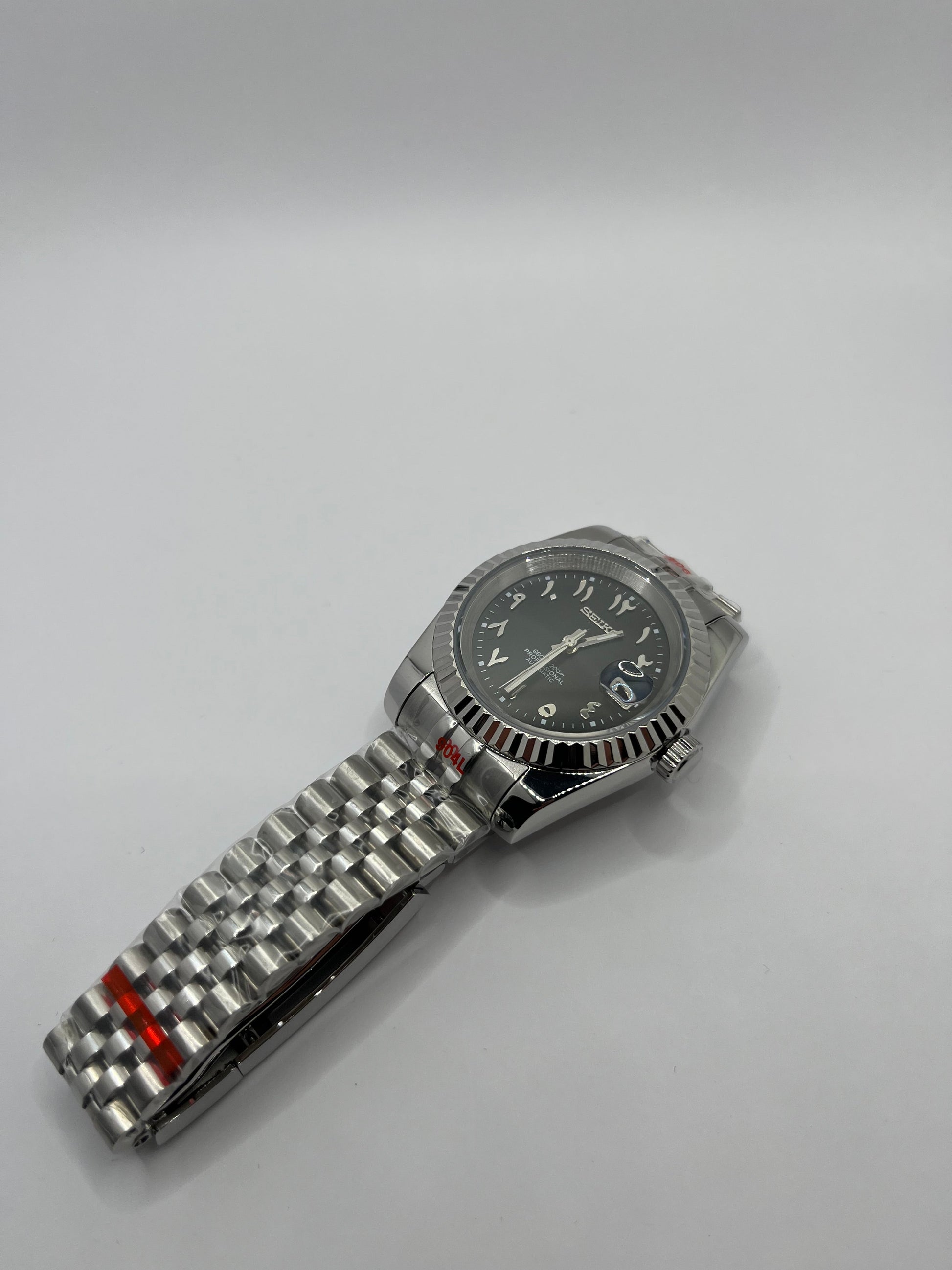 Date Just Arabic Dial Noire Valtik