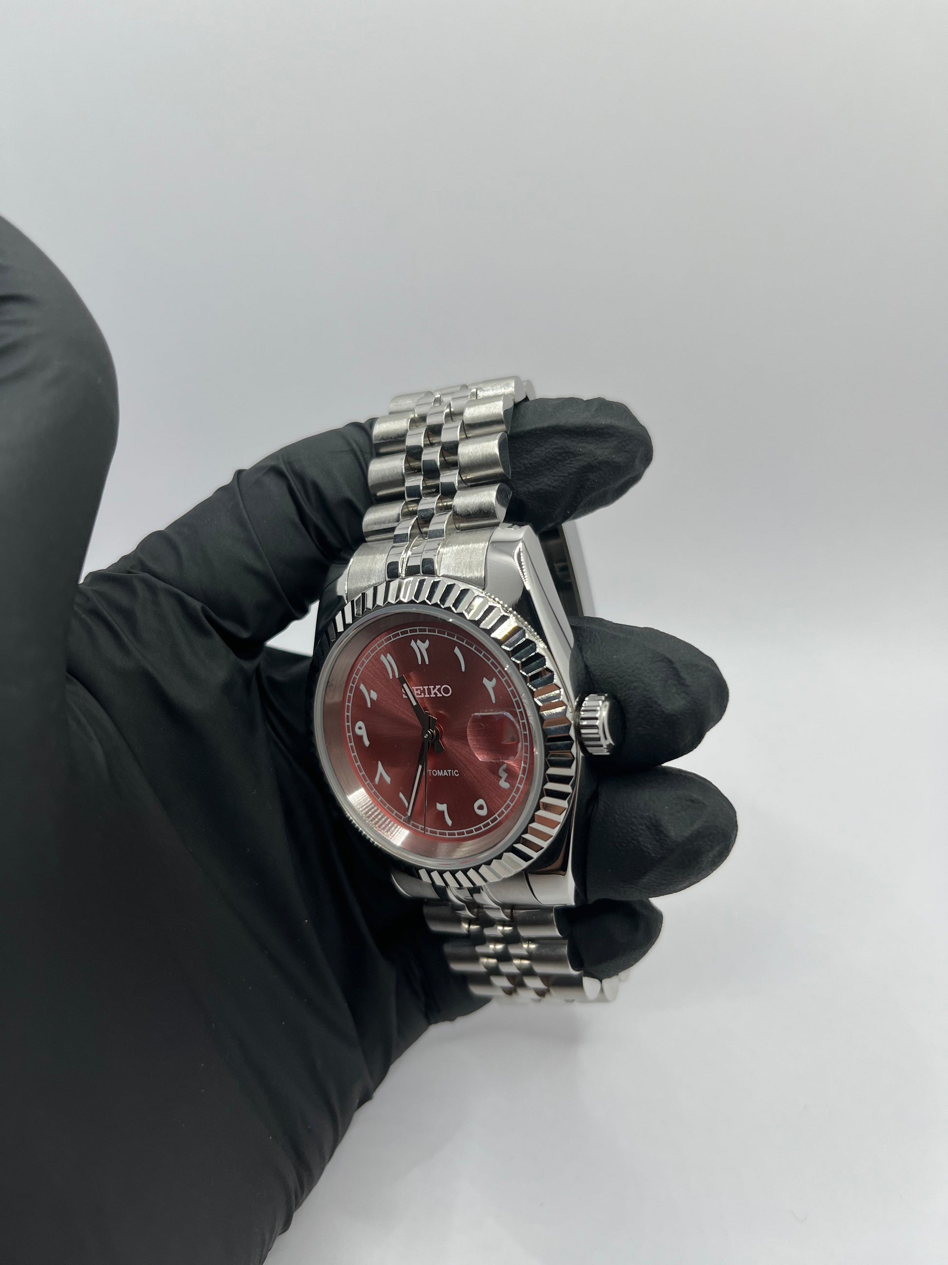 Date Just Arabic Dial Rose Valtik