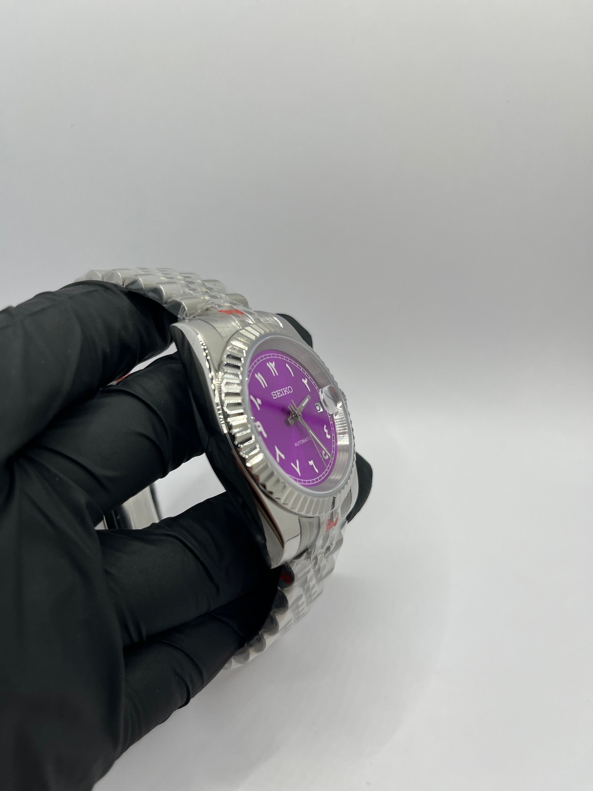 Date Just Arabic Dial Violette Valtik