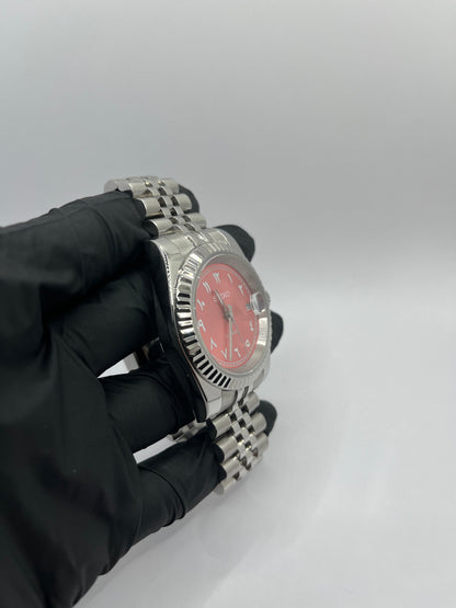 Date Just Arabic Dial Rose Valtik