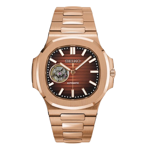 Nautilus Or Rose Caramel Ouverte Valtik
