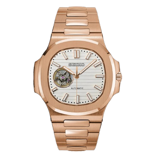 Nautilus Or Rose Blanche Ouverte Valtik