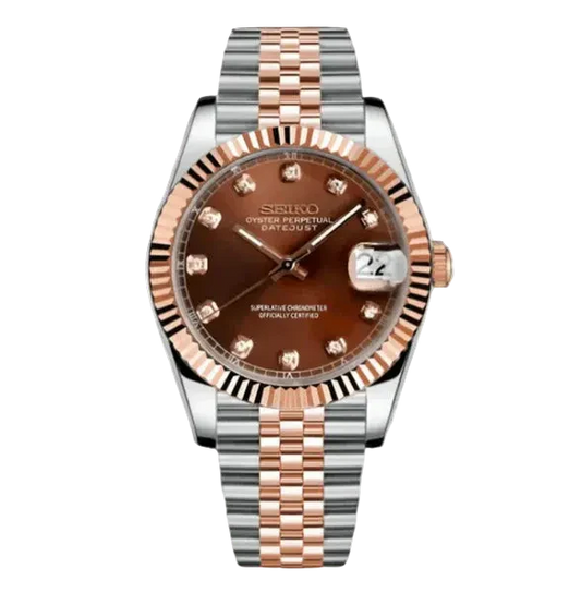 Seiko Mod Two Tones Diamond Dial Valtik