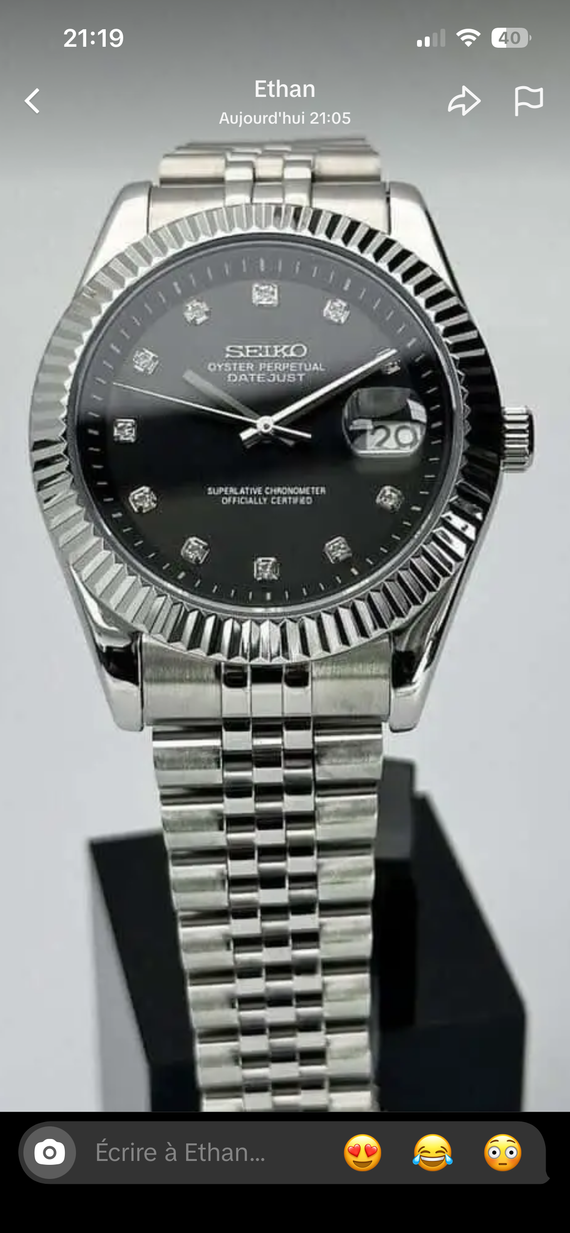 Seiko Mod Diamond Dial Valtik