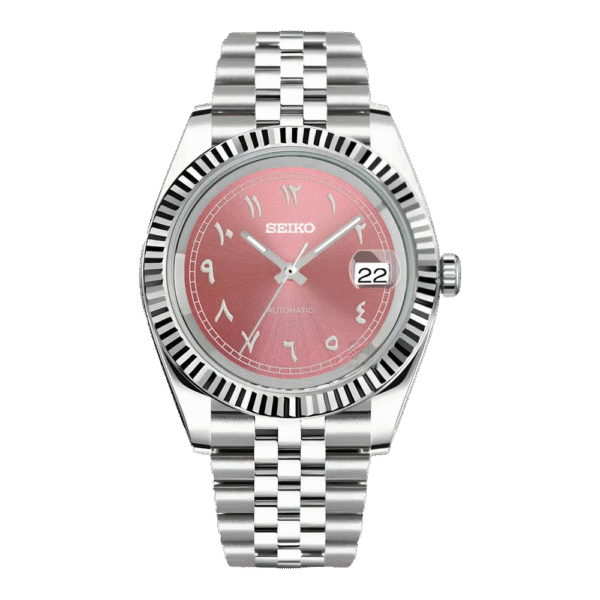 Date Just Arabic Dial Rose Valtik