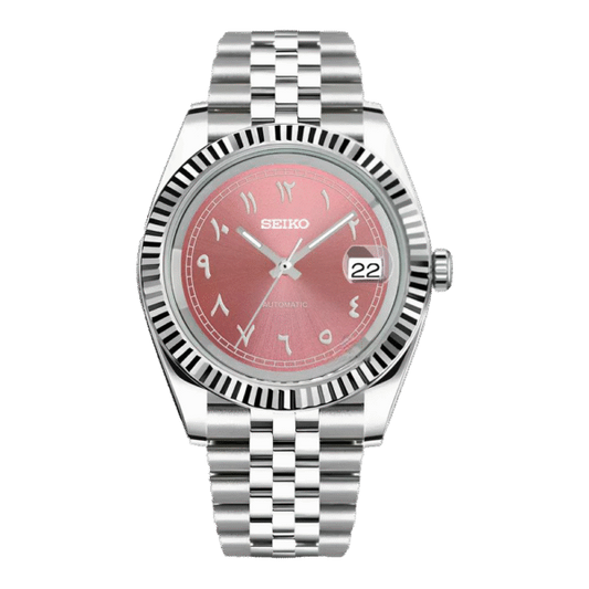 Date Just Arabic Dial Rose Valtik